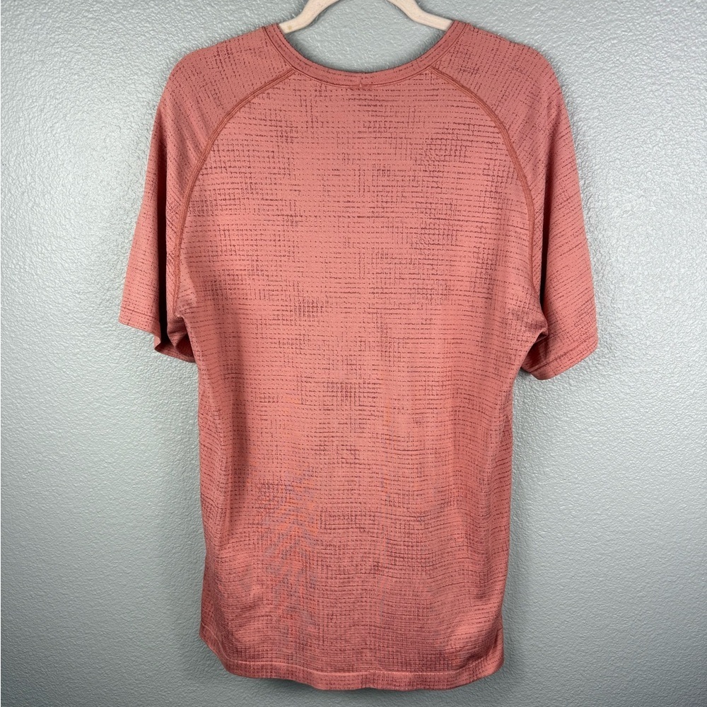 Lululemon Metal Vent Tech Short Sleeve 2.0 Men’s Grid Mulled Wine Activewear Top - Picture 7 of 8